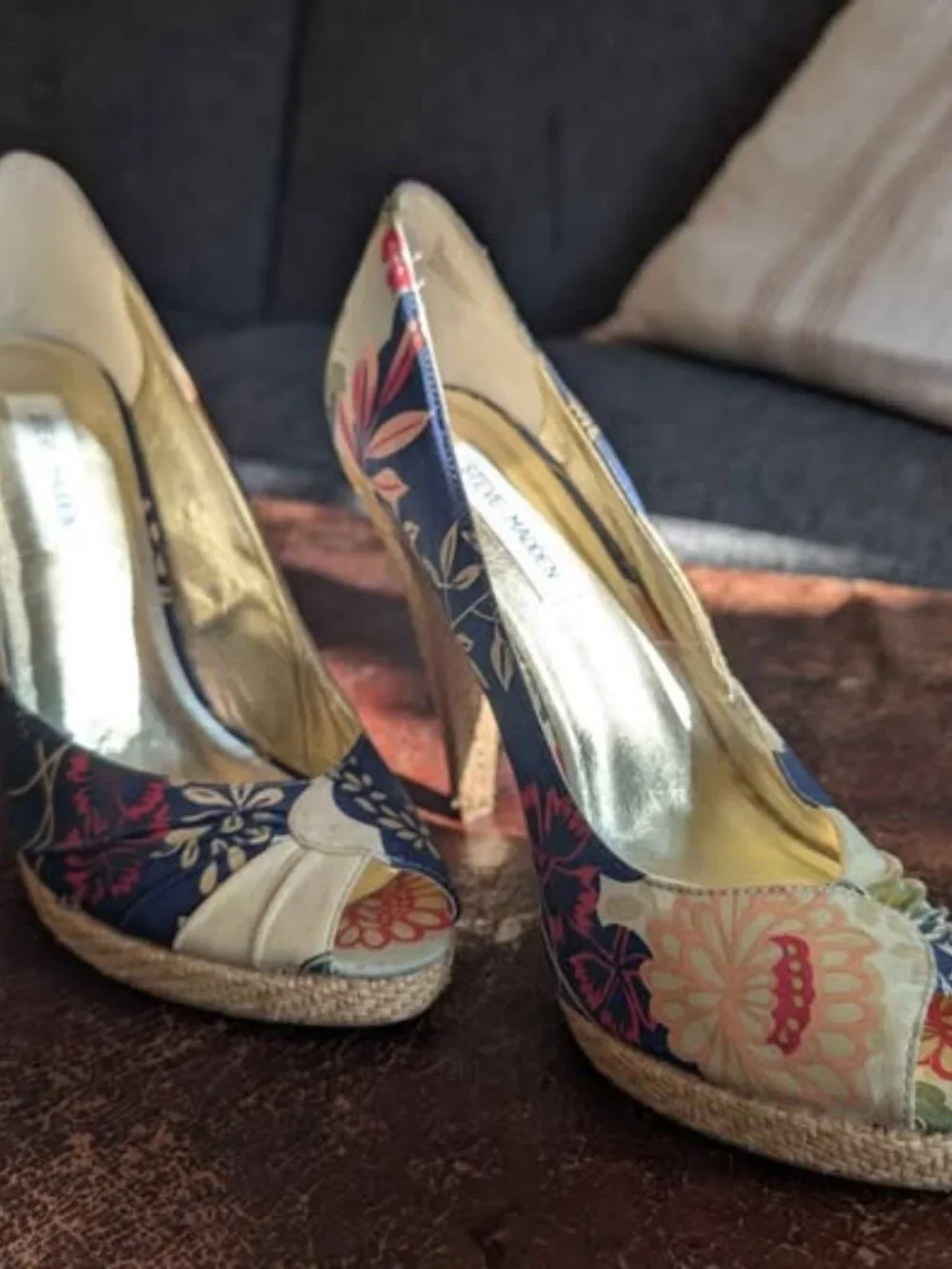Vintage Floral Steve Madden Pumps - Women's Size 9